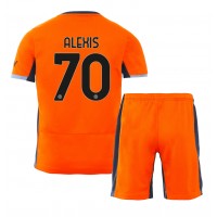 Inter Milan Alexis Sanchez #70 Replika babykläder Tredjeställ Barn 2023-24 Kortärmad (+ korta byxor)